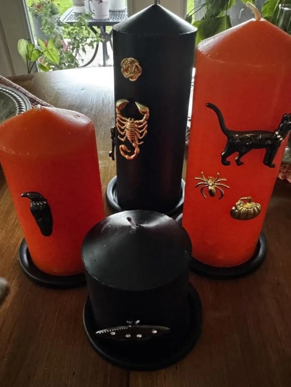 Anthropologie Halloween Candle Pin Charms Scorpion